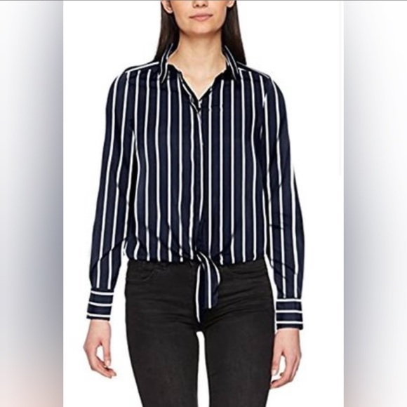 Vero‎ Moda Damen VMNICKY L/S TIE TOP - Picture 2 of 8